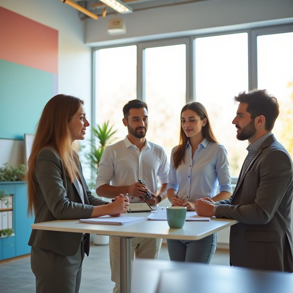 İş koçluğu misyon vizyonu temsil eden görsel