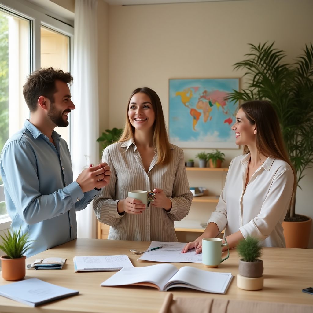 İş koçluğu ekibinin başarı kutlaması